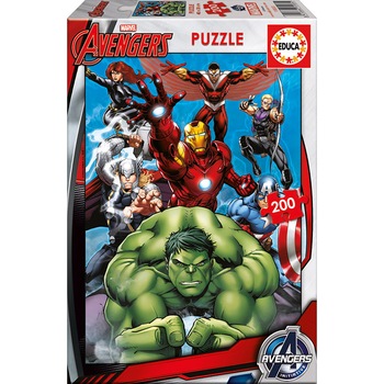 Puzzle Educa, Avengers, 200 piese Puzzle Educa, Avengers, 200 piese
