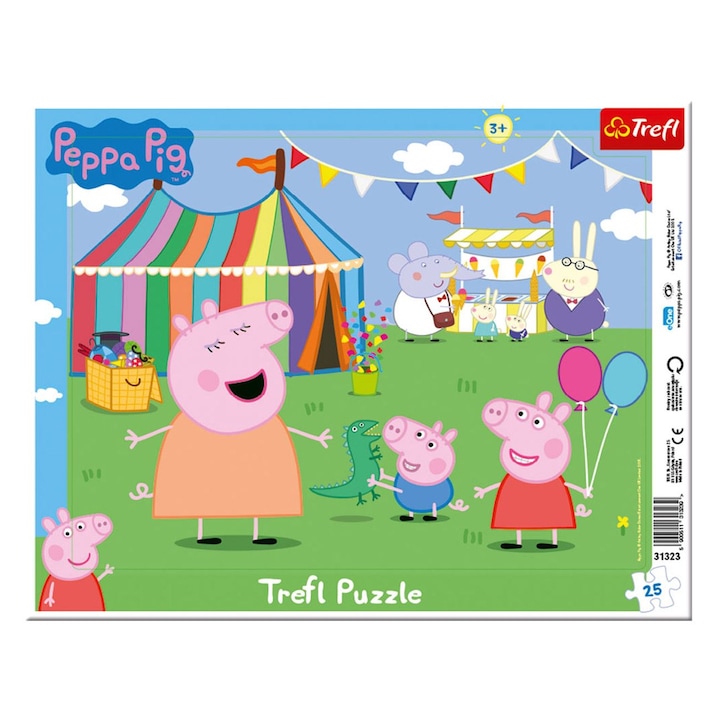 Puzzle Peppa Pig, 25 piese, 3 ani+
