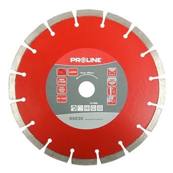 Disc diamantat segmentat laser Proline, universal, 230 mm Disc diamantat segmentat laser Proline, universal, 230 mm