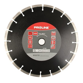 Disc diamantat segmentat laser pentru beton Proline, 300 mm Disc diamantat segmentat laser pentru beton Proline, 300 mm