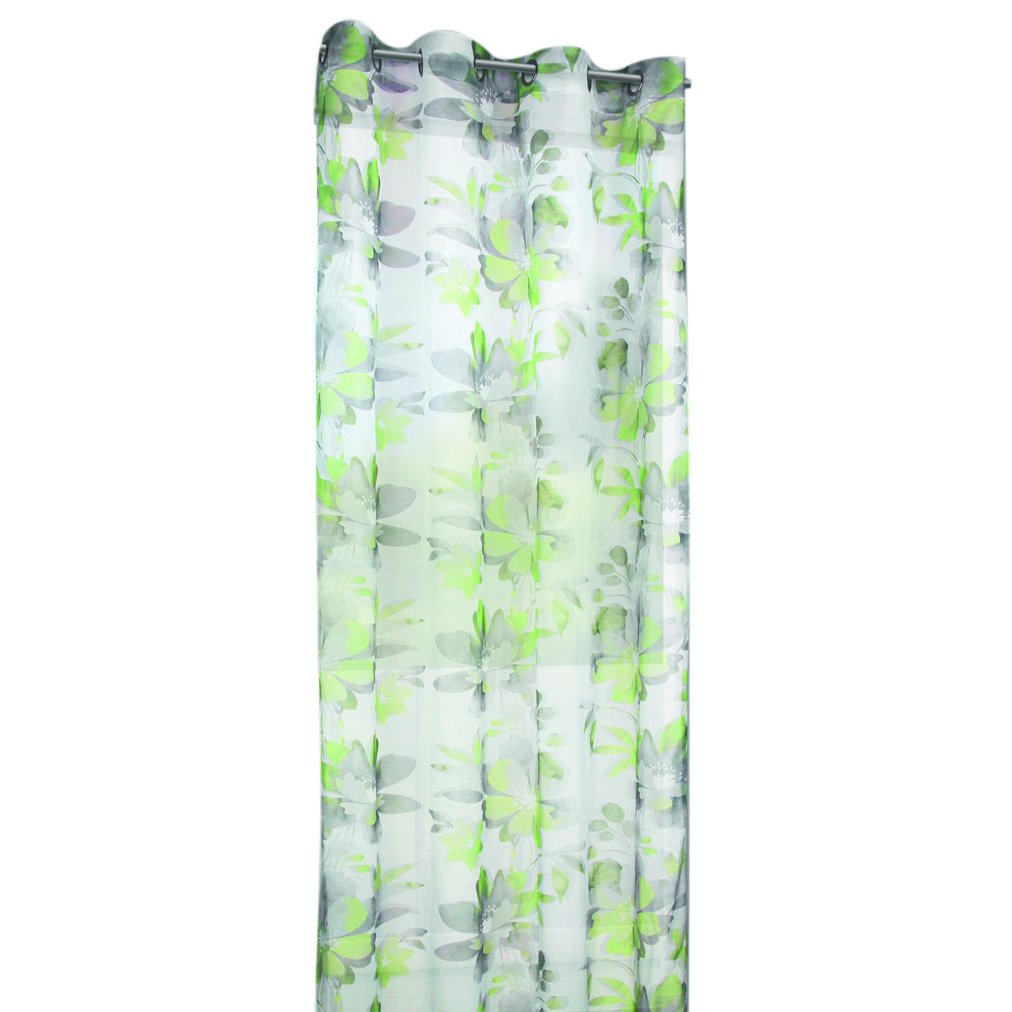 Perdea cu inele Sam verde 245x135