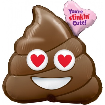 Balon folie figurina You're Stinkin' Cute! - 78 cm, Qualatex 78531 Balon folie figurina You're Stinkin' Cute! - 78 cm, Qualatex 78531