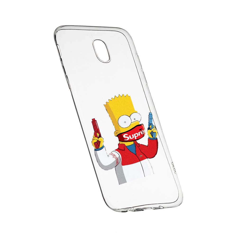 Husa de protectie Supreme, The Simpsons pentru Samsung Galaxy J7 2017, rezistenta la uzura, anti-alunecare, din silicon Premium, 270