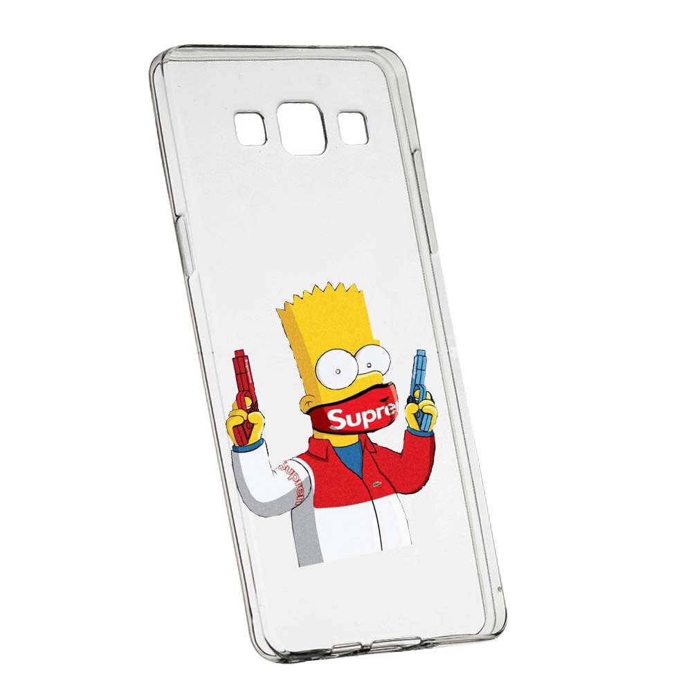Husa de protectie Supreme, The Simpsons pentru Samsung Galaxy A3, rezistenta la uzura, anti-alunecare, din silicon Premium, 270