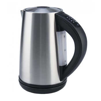 Fierbator cu temperatura reglabila Hyundai HY KEI 466, 2200 W, 1.7 l, Inox/Negru Fierbator cu temperatura reglabila Hyundai HY KEI 466, 2200 W, 1.7 l, Inox/Negru