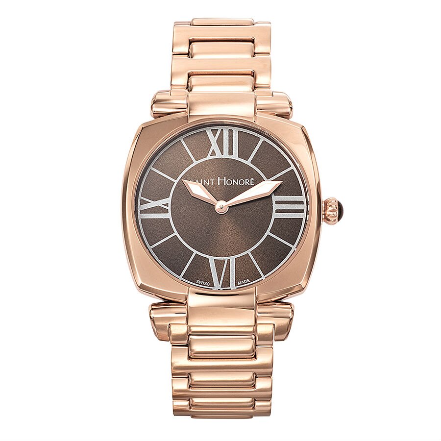 Ceas dama SAINT HONORE, 721108 8MR, Swiss Made, quartz, otel auriu rose PVD