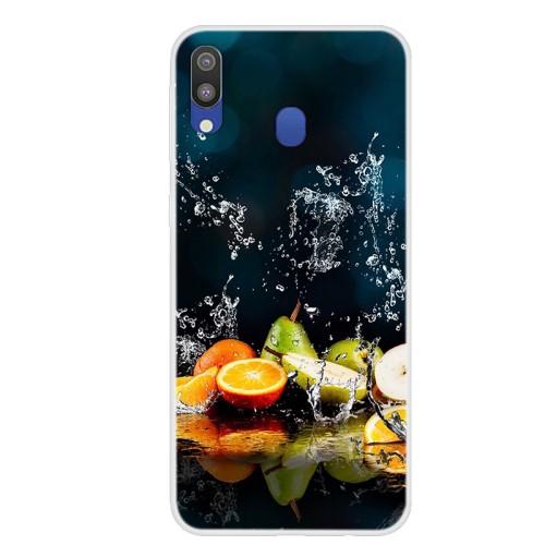 Carcasa Husa Samsung Galaxy M20 model Fresh Fruits, Antisoc + Folie sticla securizata Samsung Galaxy M20 Tempered Glass Viceversa