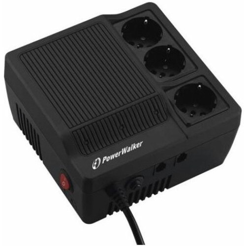 Stabilizator de tensiune 1200VA/720W, iesire 3xShuko, protectie modem, telefon Powerwalker