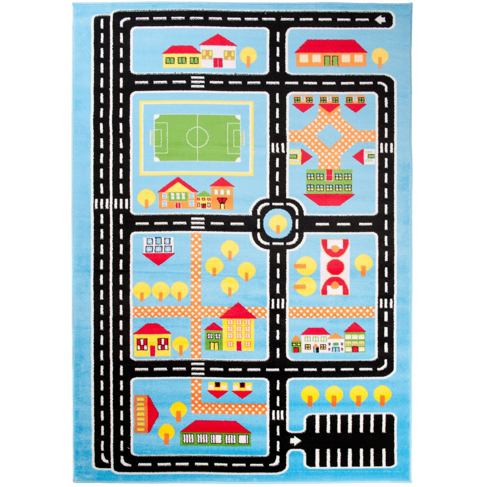 Covor Kinder New For Kids Chemex A646A CFV albastru 80x150