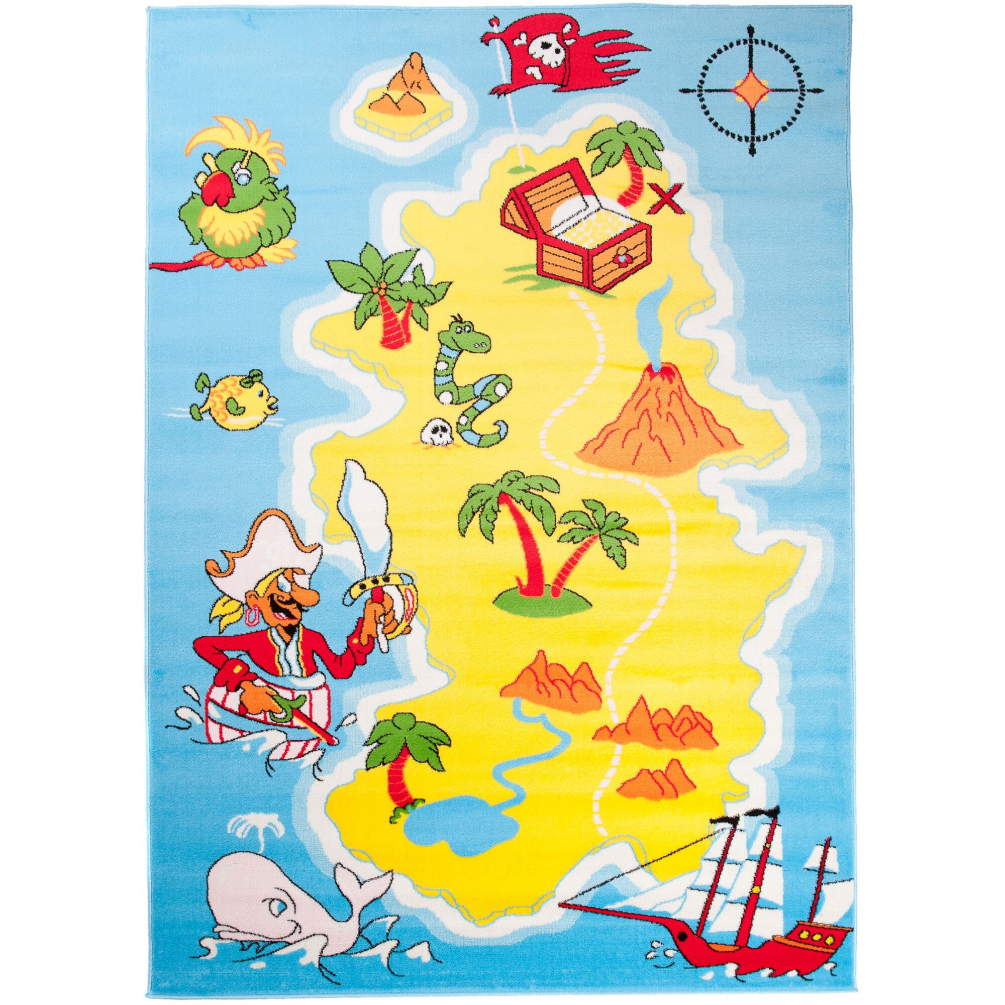 Covor Kinder New For Kids Chemex F046A CFV albastru 160x220