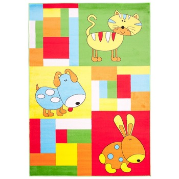 Covor Kinder New For Kids Chemex K597A CFV verde 100x160 Covor Kinder New For Kids Chemex K597A CFV verde 100x160