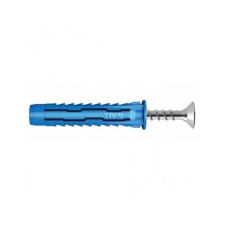 Set 50bucati dibluri universale prin infiletare, 8x40mm cu surub de 5x60mm RAWLPLUG / 4ALL-08+5060