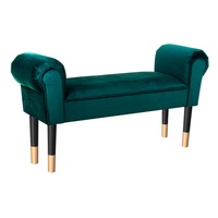 bancheta catifea cu manere verde piciorare negru boudoir - butopea imagen 8_0_
0