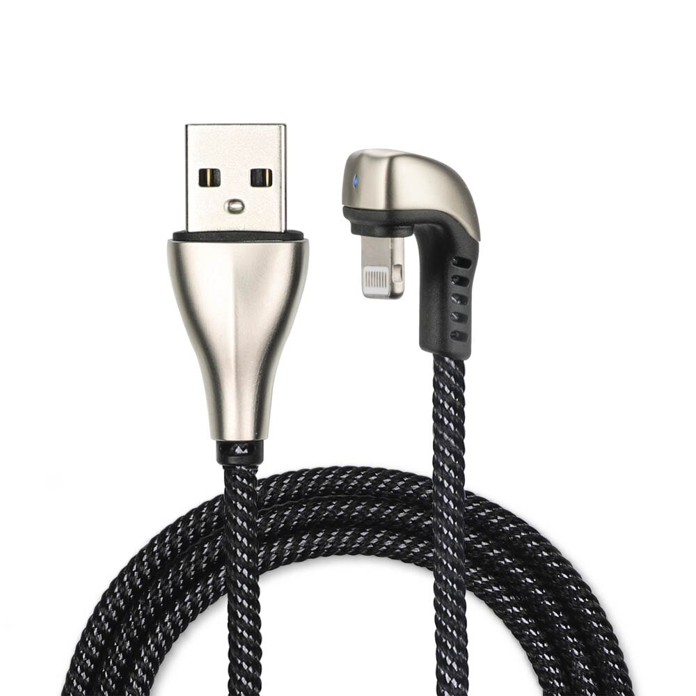 Cablu Lightning 4smarts GameCord, pentru iPhone, iPad si iPod cu Lightning, 100 cm, negru