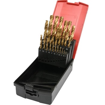 Set burghie titan pentru metal, Yato YT-44676, 25 buc, HSS TiN, 1-13mm Set burghie titan pentru metal, Yato YT-44676, 25 buc, HSS TiN, 1-13mm