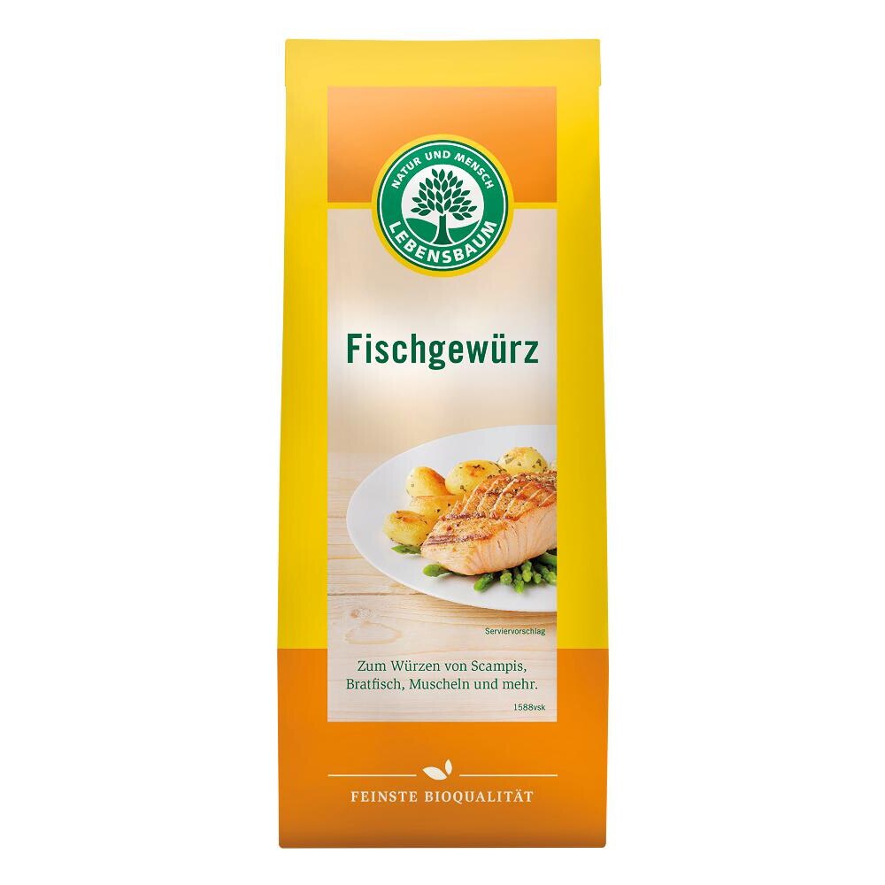 Amestec De Condimente Bio Pentru Peste Si Fructe De Mare, Lebensbaum - 60G