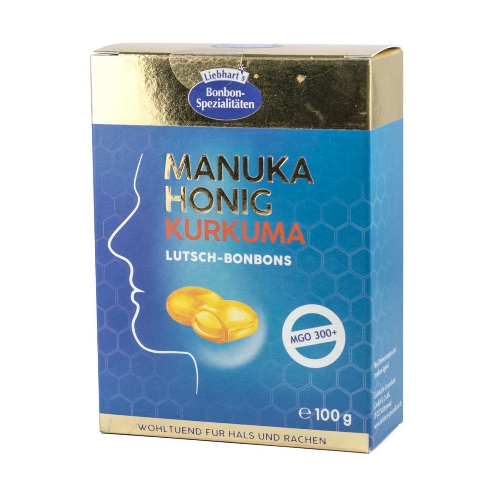 Bomboane Cu Miere De Manuka si Curcuma, Liebhart`S Spezialitäten 100G
