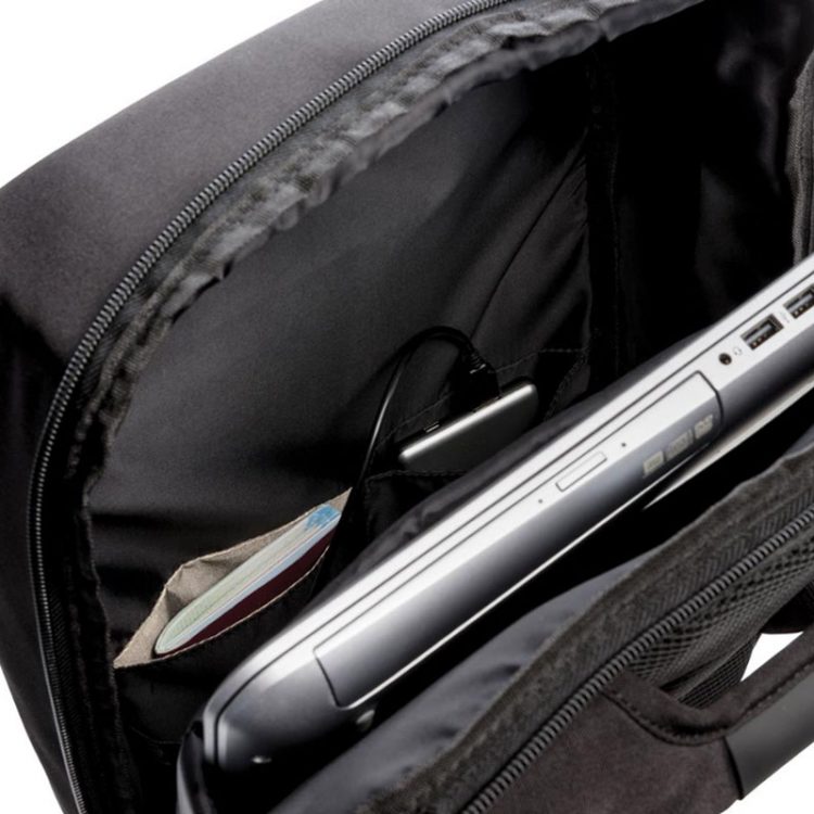 Rucsac Laptop Antifurt Swiss Peak, RFID & USB, 15.6 inch, Negru