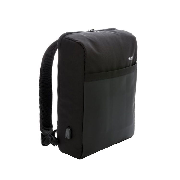 Rucsac Laptop Antifurt Swiss Peak, RFID & USB, 15.6 inch, Negru