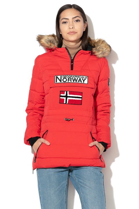 Geographical Norway, Зимно яке Belinda с отделящ се еко пух, Червен