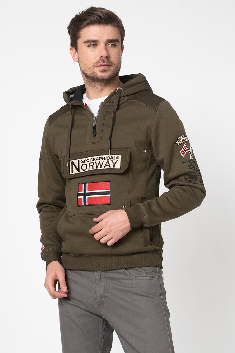 Chaqueta de softshell Geographical Norway Rainman - GEOGRAPHICAL NORWAY -  Verde | Army Shop Admiral