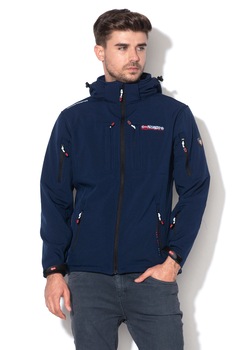 Geographical Norway, Jacheta de neopren cu gluga detasabila Tunar, Albastru marin Geographical Norway, Jacheta de neopren cu gluga detasabila Tunar, Albastru marin