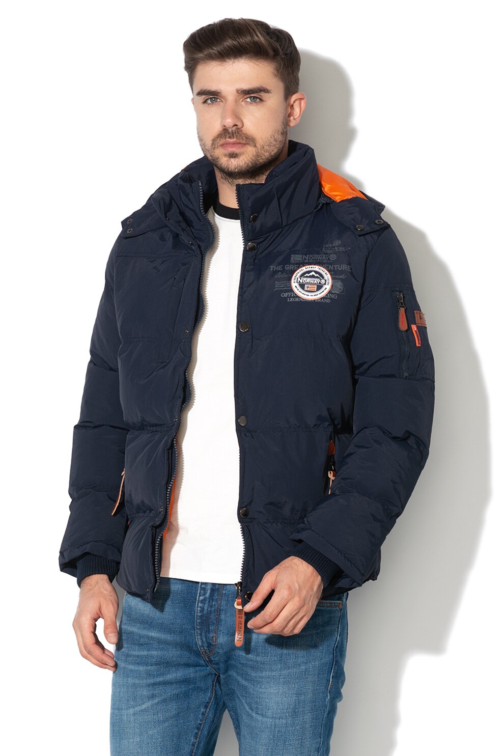 Men's winter jacket Geographical Norway Verveine - GEOGRAPHICAL NORWAY -  Black | Army Shop Admiral