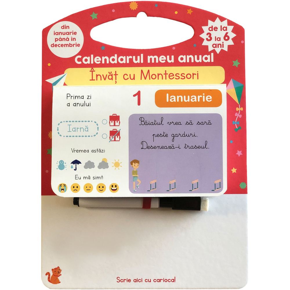 Calendarul meu anual. Invat cu Montessori (3-6 ani) - Ed. Didactica Publishing House