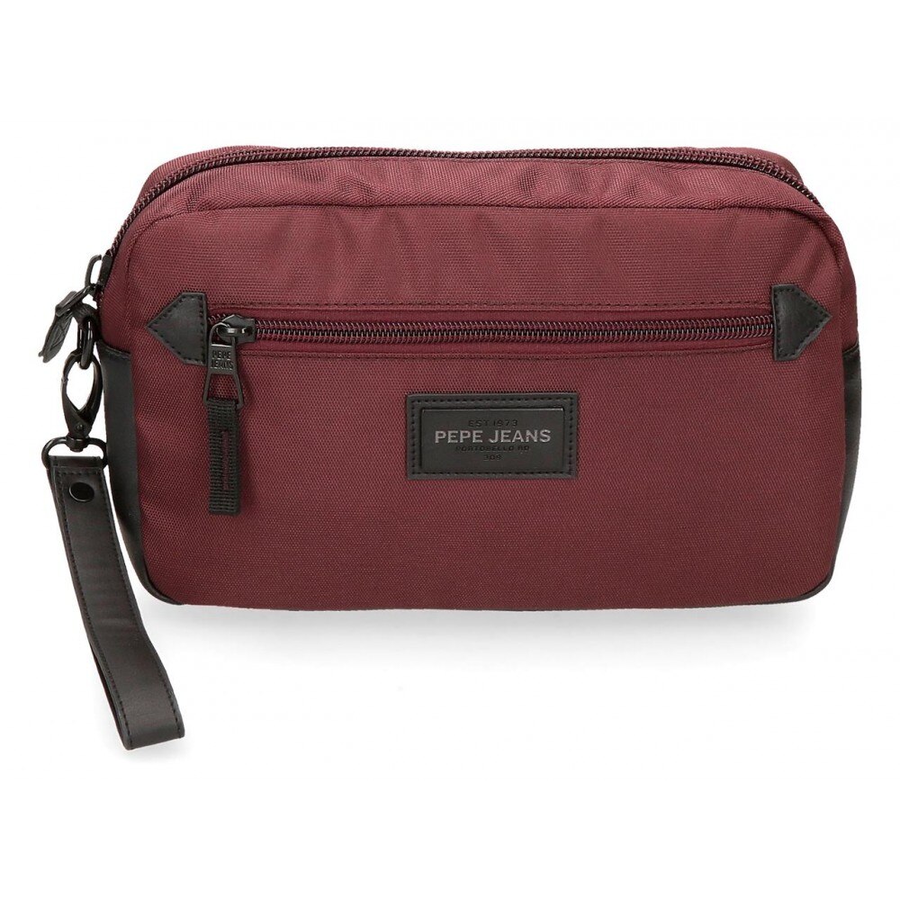 Geanta mana 24.5 cm Pepe Jeans Lambert burgundy