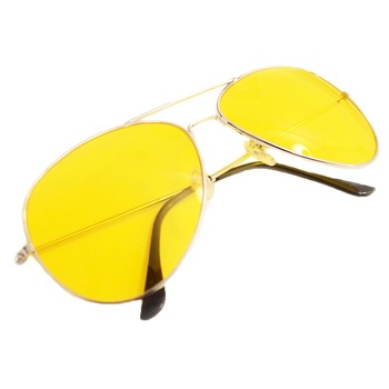 Ochelari de condus noaptea, pe ploaie sau ceata aviator Ochelari de condus noaptea, pe ploaie sau ceata aviator