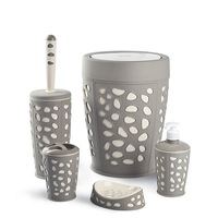 set 5 piese accesorii de baie gri cu crem imagen 31_0_
0
