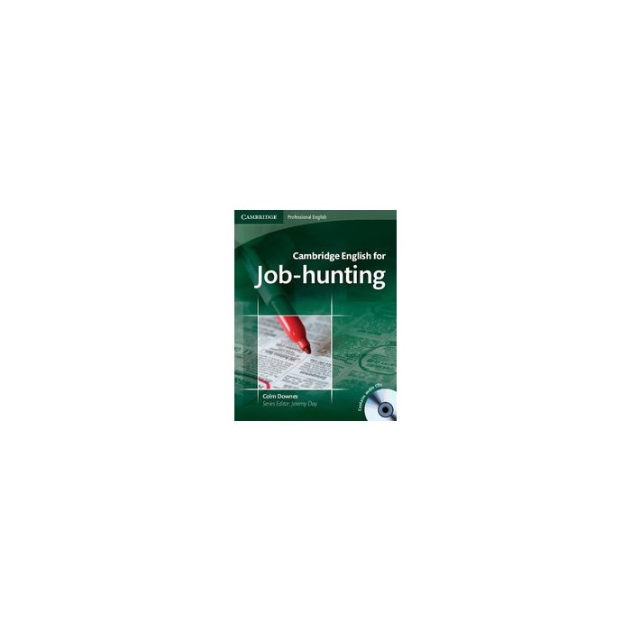 CDs　English　Book　Downes　Cambridge　Audio　Student's　Colm　for　(2),　Job-hunting　with