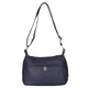 Természetes bőr táska Amelia sötétkék