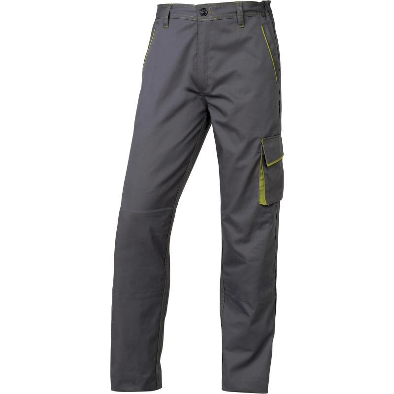 Pantaloni de salopeta, in talie, PANOSTYLE®, XL, Delta Plus, gri - verde, M6PANGVXG