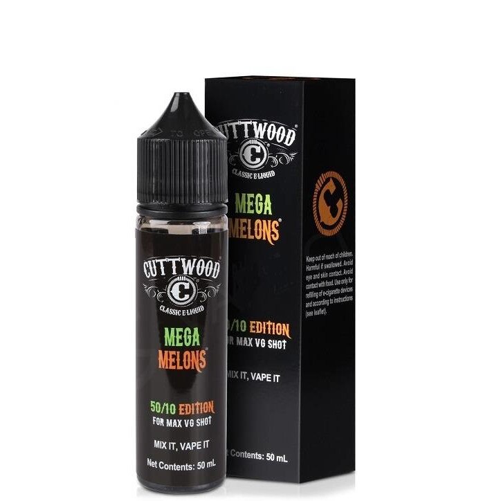 Lichid Tigara Electronica Premium Cuttwood Mega Melons, 50ml, Fara Nicotina, 70VG / 30PG