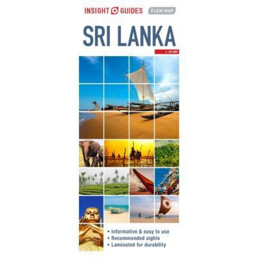 Insight Flexi Map Sri Lanka, Insight Guides (Author)