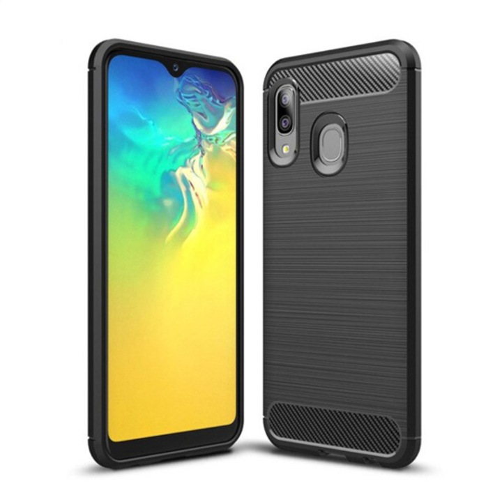 fixGuard Armor Carbon tok Samsung Galaxy A20e telefonhoz, szénfekete