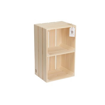 Lada lemn cu raft 50x31x24 cm  Lada lemn cu raft 50x31x24 cm