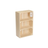 Ladita lemn cu 2 separatoare 50 x 31 x 16 cm "Harap Alb V2"