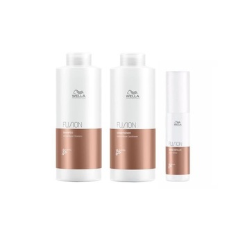 Set Wella Professionals Fusion Reparator: Sampon 1000 ml + Balsam 1000 ml + Amino Refiller tratament pentru reparare intensa 70 ml Set Wella Professionals Fusion Reparator: Sampon 1000 ml + Balsam 1000 ml + Amino Refiller tratament pentru reparare intensa 70 ml