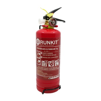 Stingator auto P1 cu manometru 1kg RUNKIT Stingator auto P1 cu manometru 1kg RUNKIT
