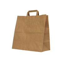 Set 25 sacose KN 32 x 21 x 24, cu manere din banda de hartie (flat) folosite in catering, cofetarii, patiserii, panificatie, diverse alte domenii