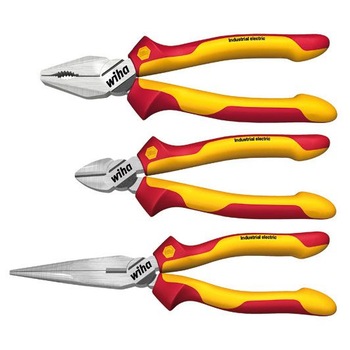 Set clesti pentru electricieni, izolati la 1000V, WIHA, 3 piese Set clesti pentru electricieni, izolati la 1000V, WIHA, 3 piese