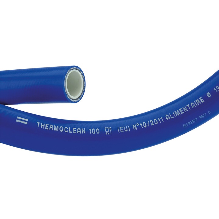 Furtun alimentar pentru spalat cu presiune, 100 grade C, din PVC, diametru 16 mm, vanzare la metru