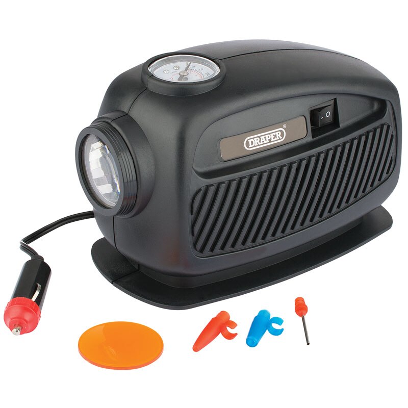 Minicompresor aer DRAPER 12V, maxim 250psi