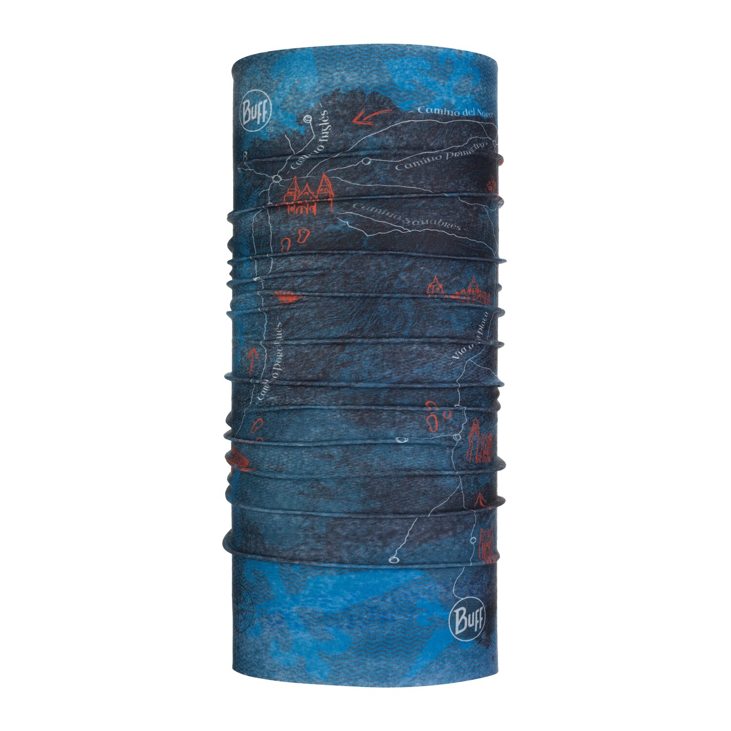Bandana Buff coolnet uv+ camino de santiago peninsula denim