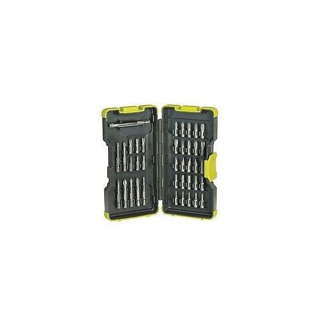 Set 40 biti pentru surubelnita, Ryobi, RAK40SD, carcasa rezistenta