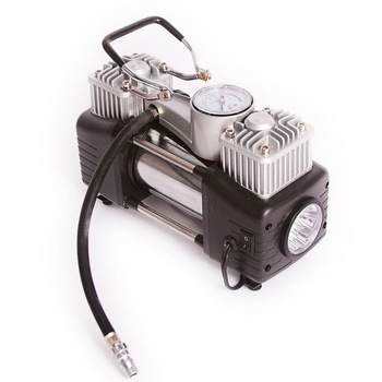 Compresor pentru masina , utilaje agricole , cu conectare la bateria masinii , 13.8 V - 18 A Compresor pentru masina , utilaje agricole , cu conectare la bateria masinii , 13.8 V - 18 A