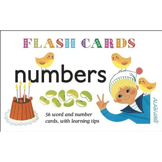 Numbers - Flash Cards: 56 Word and Number Cards, with Learning Tips, Alain Gree (Illustrator)