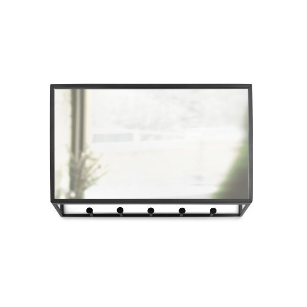 Oglinda de perete cu organizer Umbra Cubiko, 32cm